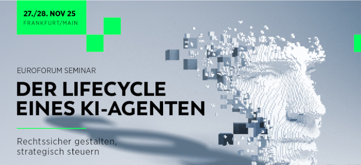 Der Lifecycle eines KI-Agenten euroforum Seminar
