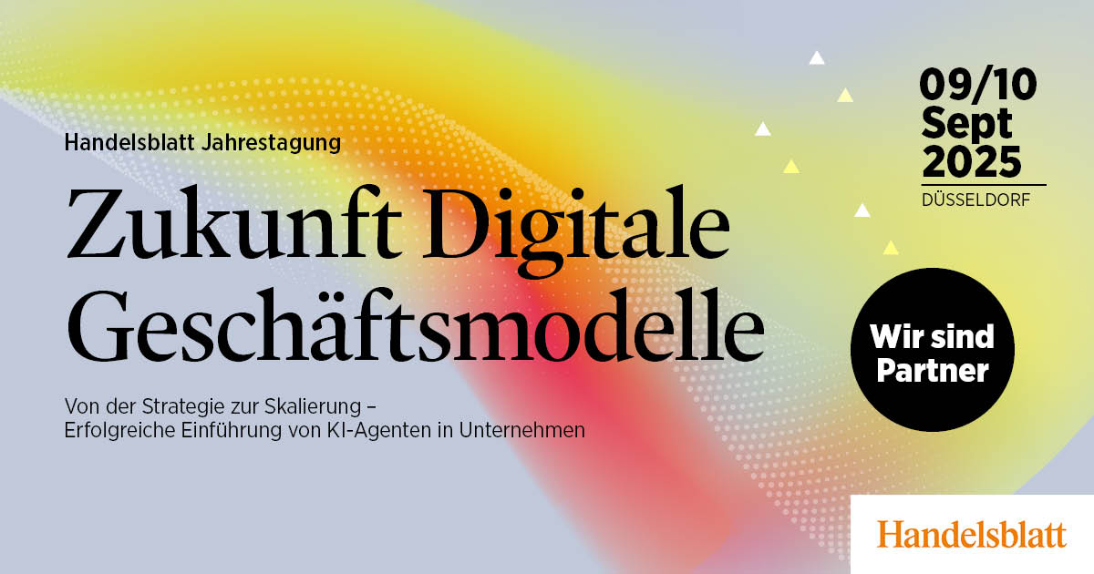 Handelsblatt Jahrestagung Digitale Geschäftsmodelle 2025 Zirngibl Rechtsanwälte ist dabei